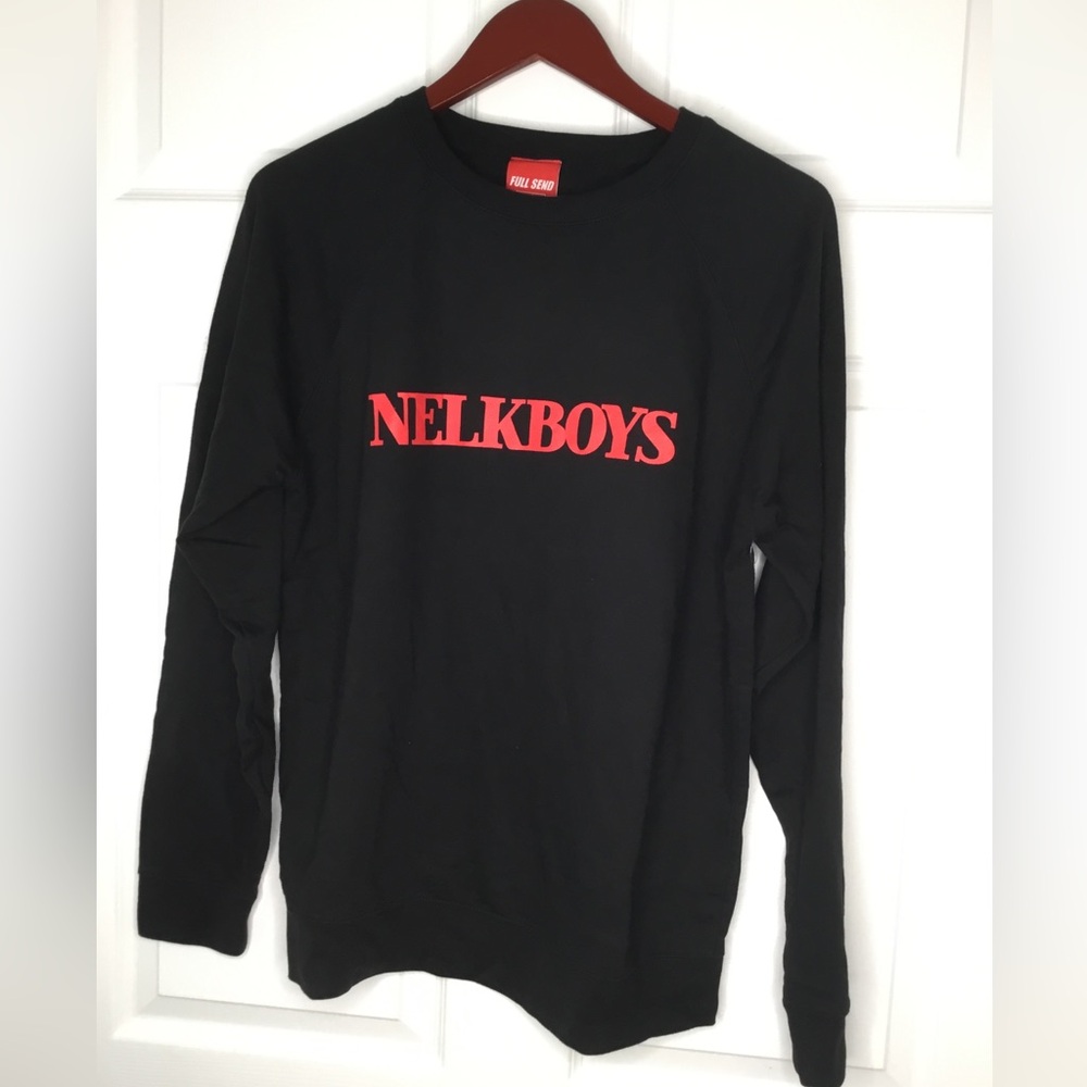 Full Send Men’s Long Sleeve “ Nelkboys”  T Shirt - Size Medium - NWOT